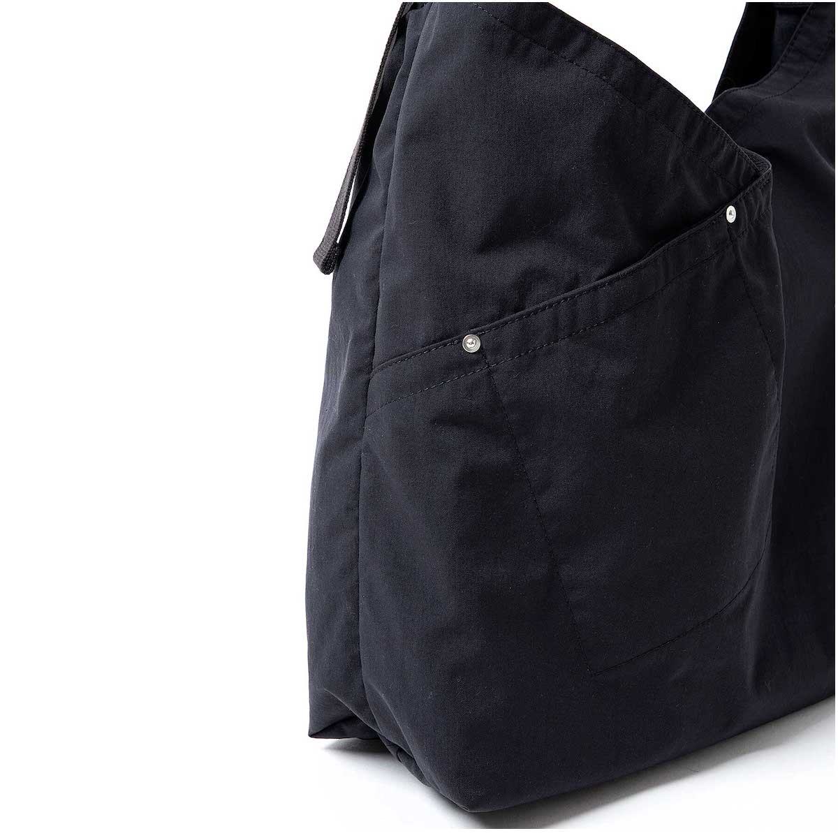 HOBO / AZUMA BAG M CANVAS NYLON (Black)ポケット